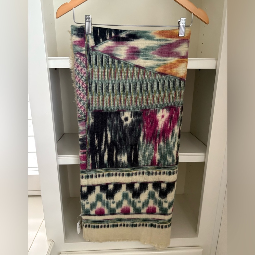 NWT BP Nordstrom Womens Scarf Super Soft & Cozy Wrap  Colorful Print 58x58